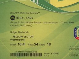 WM 2006 - Italien-USA
